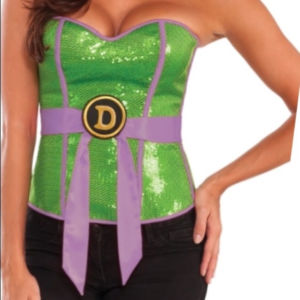 Donatello Sequin Corset/Donatello Sunstache